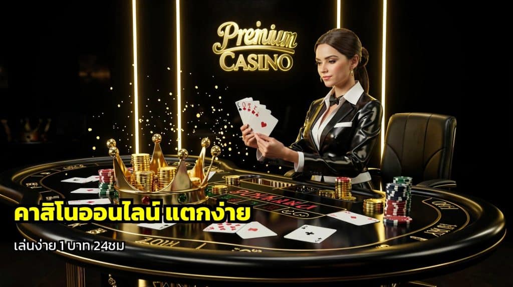 คาสิโนออนไลน์ แตกง่าย
